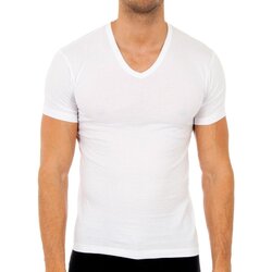 Sous-vêtements Homme Maillots de corps Abanderado Pack-6 chemises à manches courtes Blanc