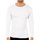 Vêtements Homme T-shirts manches longues Abanderado 0808-BLANCO Blanc