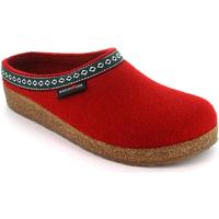 Chaussures Femme Chaussons Haflinger HF-FRANZL-red-D Rouge