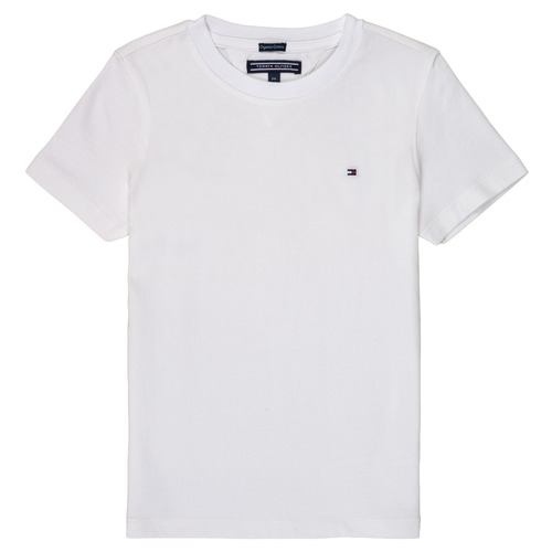 Vêtements Garçon T-shirts manches courtes Tommy item Hilfiger SORELA Blanc