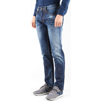 Vêtements Homme Jeans droit Guess logo Outlaw PF12 M23A68D0OD1 CONN Bleu