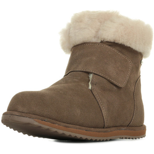 Chaussures Fille Boots EMU Sommers Kids Marron