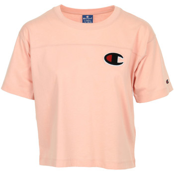 Vêtements Femme T-shirts manches courtes Champion Crewneck T-Shirt Rose