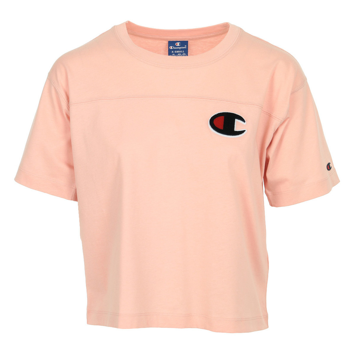 Vêtements Femme T-shirts manches courtes Champion Crewneck T-Shirt Rose