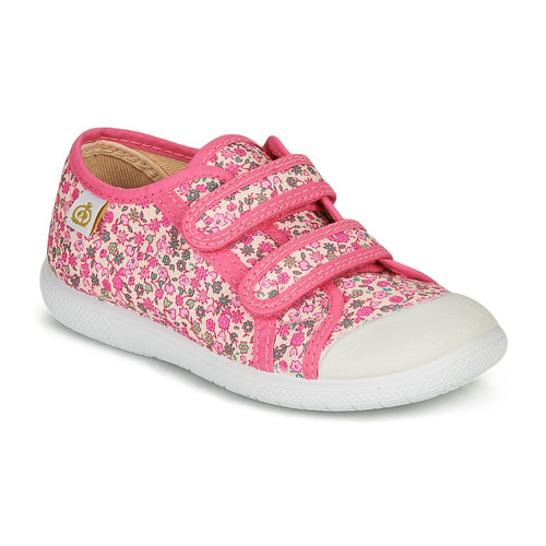 Chaussures Fille Baskets basses adidas corporate giving application letter GLASSIA Rose / Multicolore