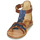 Chaussures Fille Sandales et Nu-pieds Citrouille et Compagnie GITANOLO Marine / camel