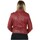 Vêtements Femme Blousons Daytona Blouson Rose Garden en cuir ref_46981 Rouge Rouge