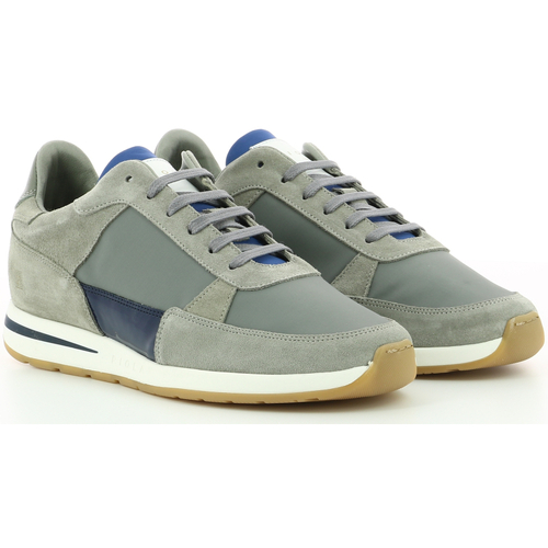 Chaussures Homme Baskets basses Piola Callao Suede Gris