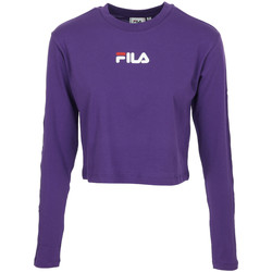 Vêtements Femme T-shirts manches courtes Fila Reva Cropped T-Shirt Violet