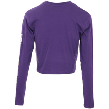 Fila Reva Cropped T-Shirt Violet