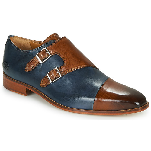 Chaussures Homme Richelieu Rideaux / stores LANCE 34 Bleu / Marron