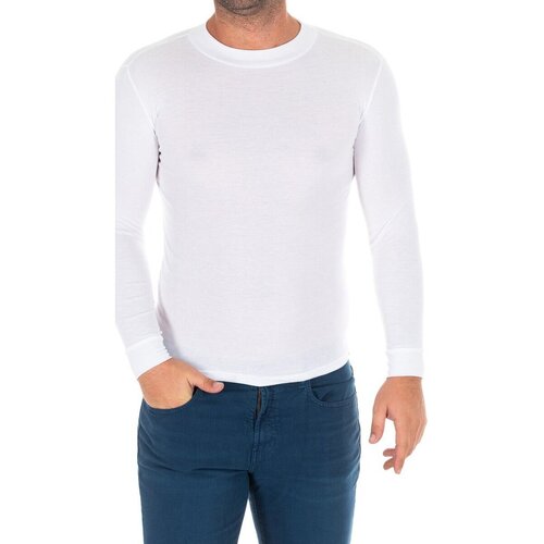 Vêtements Homme Sweatshirt Light Stretch Fleece preto 1625-H-BLANCO Blanc