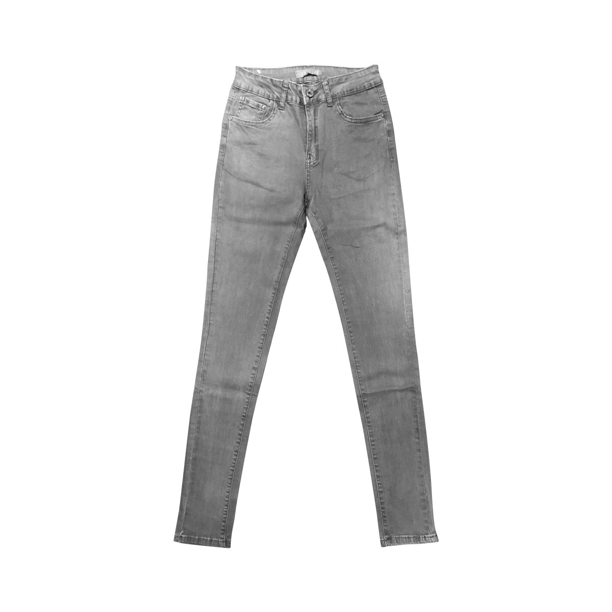Vêtements Femme Jeans By La Vitrine jeans gris RW868 Gris