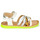 Chaussures Fille Sandales et Nu-pieds Gioseppo STAGGIA Blanc / Jaune