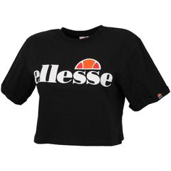 Vêtements Femme T-shirts manches courtes Ellesse Alberta  tee court noir Noir