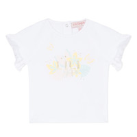 Vêtements Fille T-shirts manches courtes Lili Gaufrette KERINI Blanc