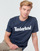 Vêtements Homme T-shirts manches courtes Timberland SS KENNEBEC RIVER BRAND LINEAR TEE Marine