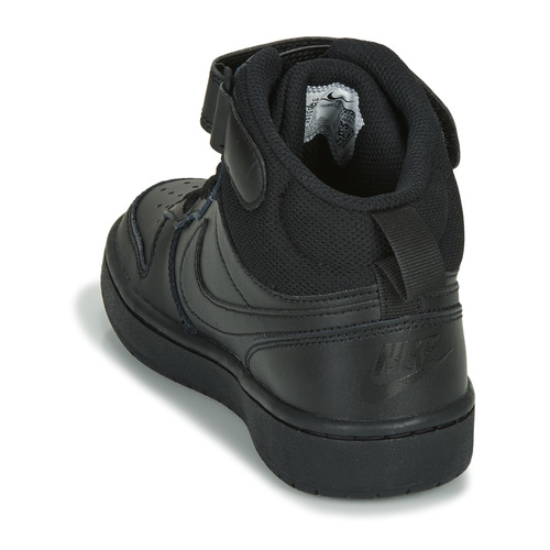 Nike Court Borough Mid 2 Gs Noir - Livraison Gratuite- Chaussures Basket Montante Enfant 4590