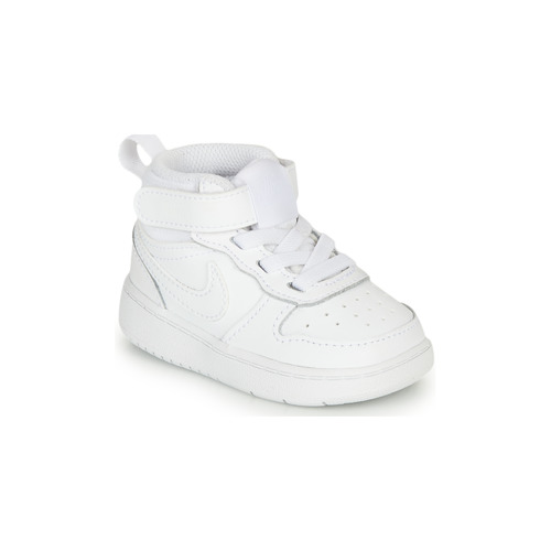 Chaussures Enfant Baskets Sneakers Nike Waffle COURT BOROUGH MID 2 TD Blanc