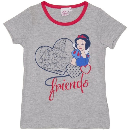 Vêtements Fille T-shirts manches Siyah Disney WD26121-GRIS Gris