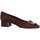 Chaussures Femme Escarpins Paola Ghia 8428 talons Femme T Moro Marron