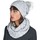 Accessoires textile Femme Echarpes / Etoles / Foulards Mokalunga Snood et bonnet Nora Gris