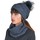 Accessoires textile Femme Echarpes / Etoles / Foulards Mokalunga Snood et bonnet Komin Bleu