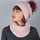 Accessoires textile Femme Echarpes / Etoles / Foulards Mokalunga Snood et bonnet Komin Rose