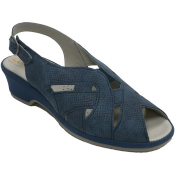 Chaussures Femme Sandales et Nu-pieds Made In Spain 1940 Sandales femme caoutchouc très confortab Bleu