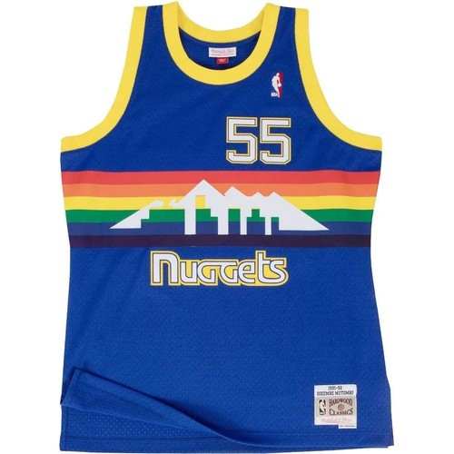 Vêtements T-shirts manches courtes Mitchell And Ness Maillot NBA Dikembe Mutombo De Multicolore