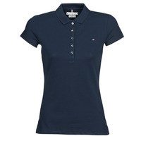 Vêtements Femme Polos manches courtes Tommy son Hilfiger HERITAGE SS SLIM POLO Marine