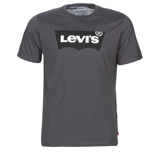 Vêtements Homme mixed print long sleeve shirts Levi's HOUSEMARK GRAPHIC TEE Gris