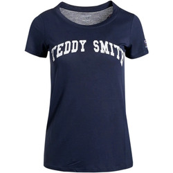 Vêtements Femme T-shirts Jacket manches courtes Teddy Smith 31013356D Bleu