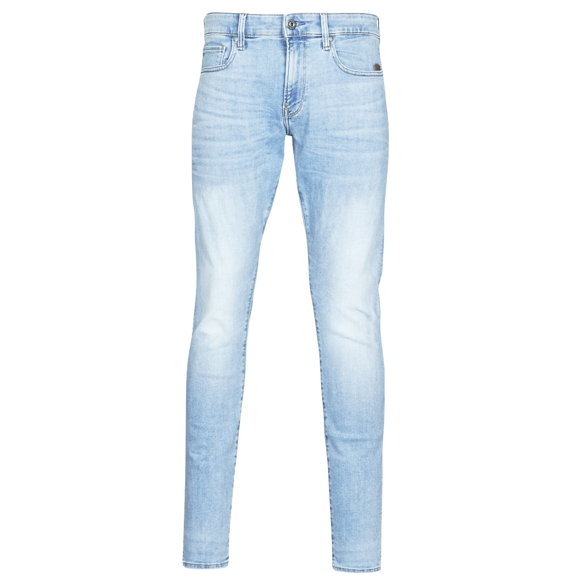 Vêtements Homme A pair of denim blue straight jeans that feature pockets REVEND SKINNY Bleu
