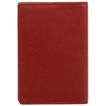Hexagona Pochette passeport  en cuir ref_32014 Roug Rouge