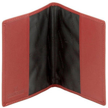 Hexagona Pochette passeport  en cuir ref_32014 Roug Rouge