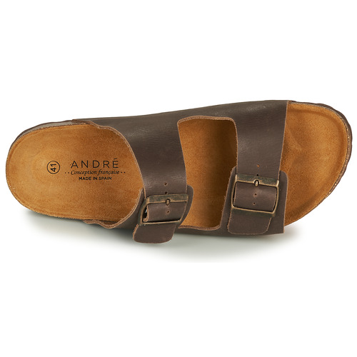 André Vison Marron - Livraison Gratuite- Chaussures Sandale Homme 3899