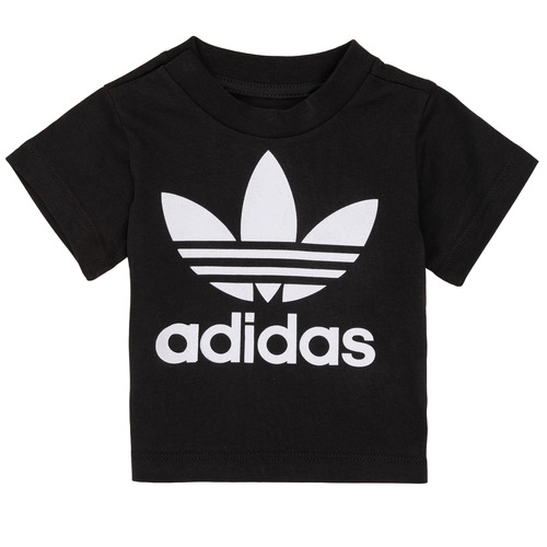 adidas Originals MARGOT Noir - Livraison Gratuite | Spartoo ! - Vêtements T- shirts manches courtes Enfant 12,60 €
