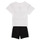Vêtements Enfant Ensembles enfant adidas Originals CAROLINE Blanc / Noir