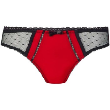 Sous-vêtements Femme Polo Ralph Lauren Pomm'poire Slip rouge/noir Tania Rouge