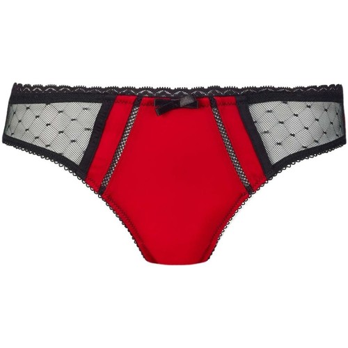 Sous-vêtements Femme Culottes & autres bas Femme | Slip rouge/noir Tania - ZE36991
