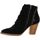 Chaussures Femme Bottes Ambiance Boots cuir velours Noir