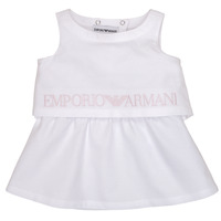 Vêtements Fille Robes courtes Emporio Armani Alberic Blanc
