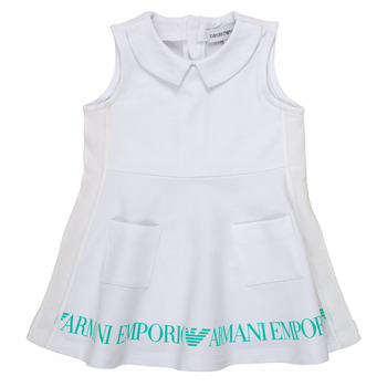 Vêtements Fille Robes courtes Emporio Armani Apollinaire Blanc