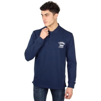 Tommy Jeans Polo manches longues ref_47423 Bleu Bleu - Vêtements T-shirts & Polos  Homme 74,90 €