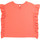 Vêtements Fille T-shirts shearling-collar manches courtes Carrément Beau LEANA Rose