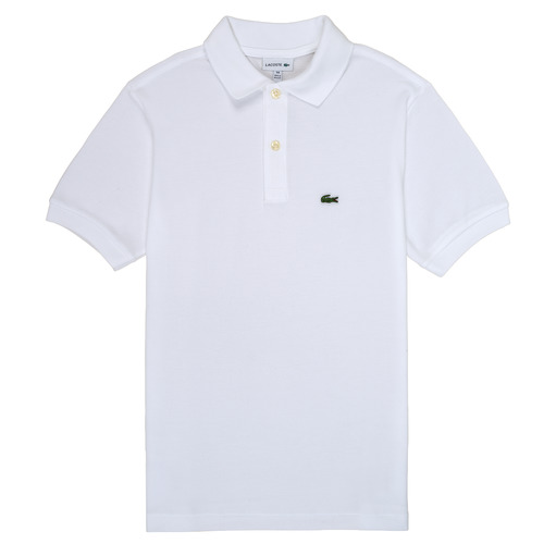 Vêtements Garçon Lacoste TF8392 Boy T-shirt Lacoste ELYAN Blanc