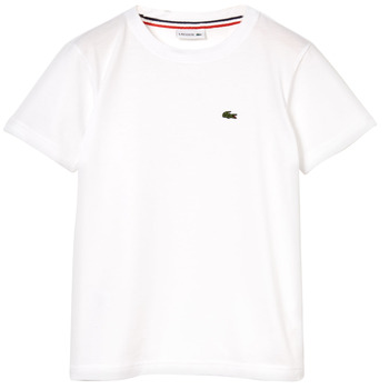 Vêtements Garçon T-shirts manches courtes Lacoste NAE Blanc