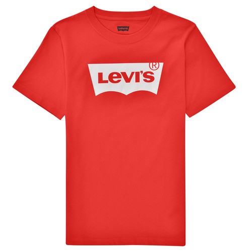 Vêtements Garçon Levi's BATWING TEE Rouge - Livraison Gratuite 