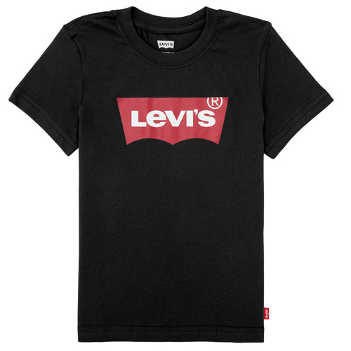 VêSilver Garçon T-shirts manches courtes Levi's BATWING TEE Noir